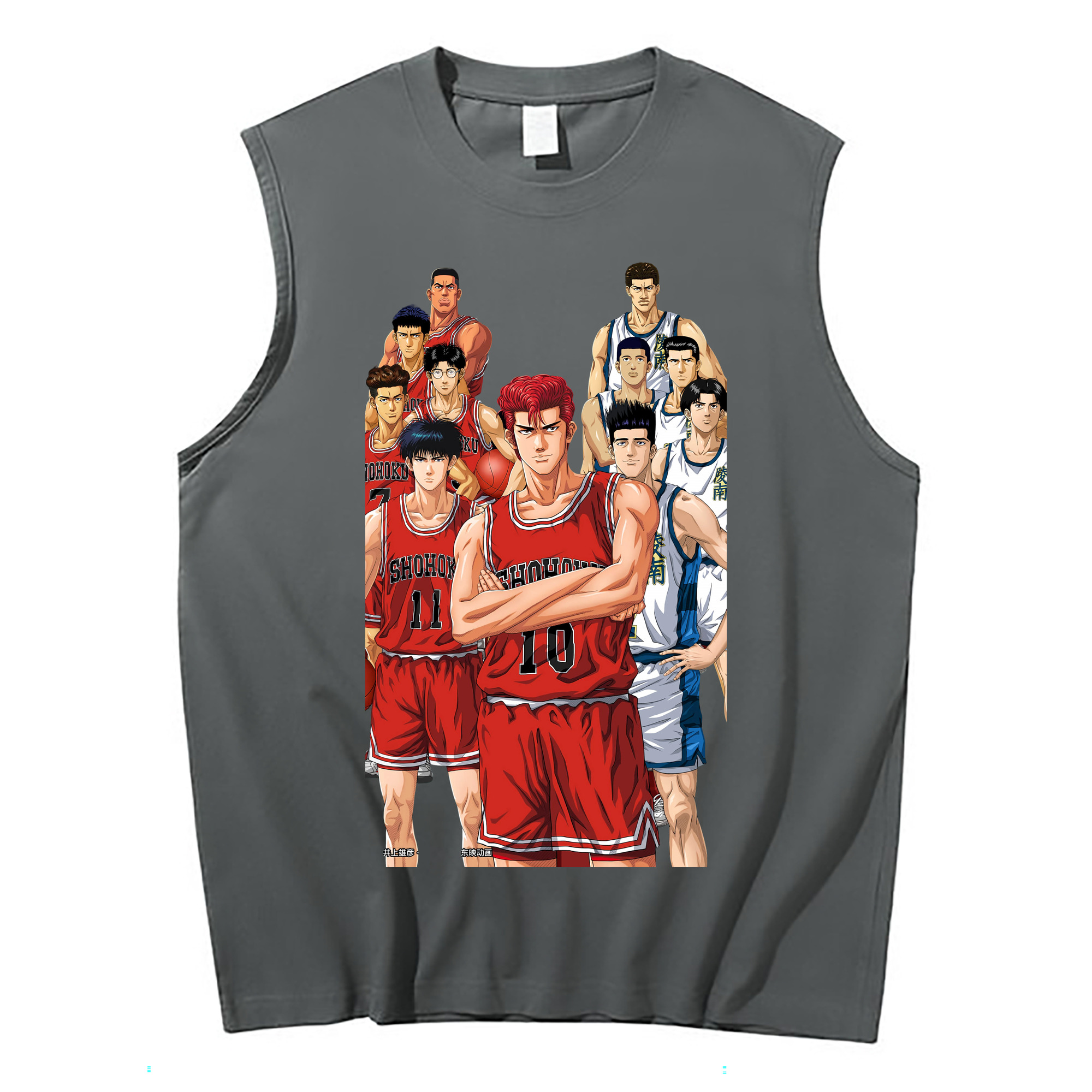 （画像用） SLAM DUNK／スラムダンク コットン100％タンクトップ（フロントプリント）